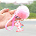Jewelry WholesaleWholesale Pink Plush Cartoon keychain JDC-KC-FeiRun040 Keychains 飞润 %variant_option1% %variant_option2% %variant_option3%  Factory Price JoyasDeChina Joyas De China