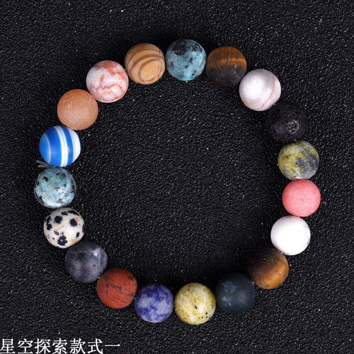 Wholesale accessories universe galaxy starry sky exploration bracelet MOQ≥2 JDC-BT-XIUHAO005