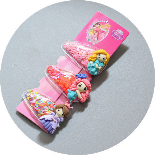 Wholesale Hair Clips Acrylic Princess Children Cute Bow (M) JDC-HC-SLL003