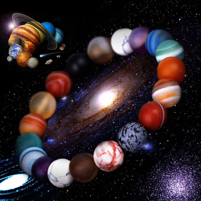 Wholesale accessories universe galaxy starry sky exploration bracelet MOQ≥2 JDC-BT-XIUHAO005