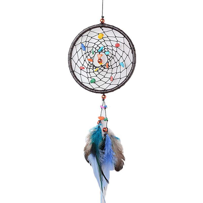 Wholesale Dream Catcher Resin Color Stone Feather JDC-DC-ML024