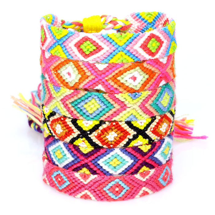 Wholesale friendship color cotton thread hand-woven bracelet JDC-BT-Yiye015