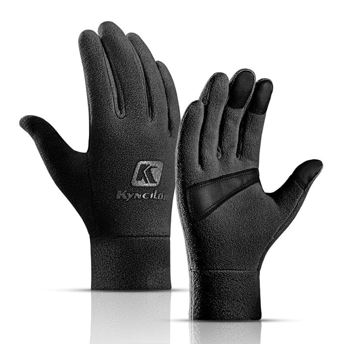 Wholesale Gloves Polyester Winter Warm Polar Fleece Outdoor Touch Screen JDC-GS-TuG009