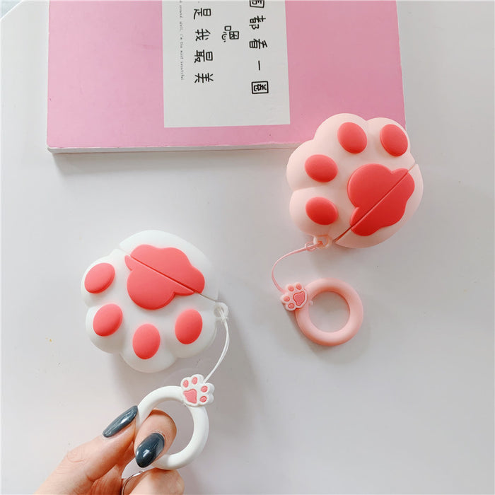 Wholesale Headphone Shell PVC Cute Cat Claw Protective Cover JDC-EPC-YQB002