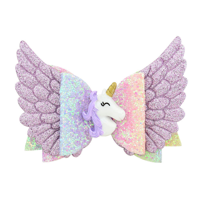 Jewelry WholesaleWholesale Angel Wings Kids Pink HairPin JDC-HC-Xiane005 Hair Clips 仙儿 %variant_option1% %variant_option2% %variant_option3%  Factory Price JoyasDeChina Joyas De China