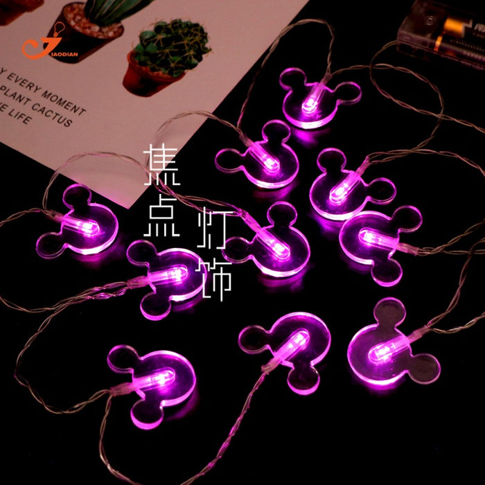 Luces de cuerda de dibujos animados al por mayor luces de árbol de Navidad jdc-dcn-jiaod001