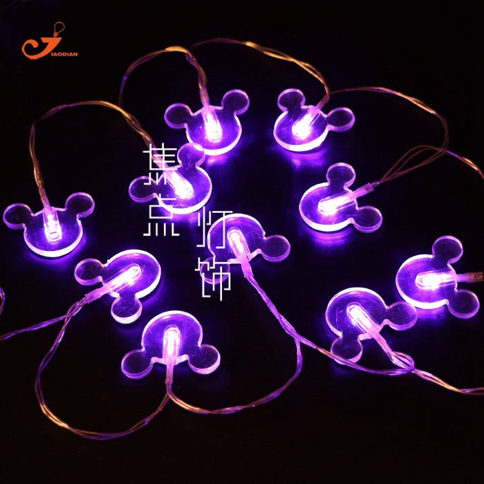 Luces de cuerda de dibujos animados al por mayor luces de árbol de Navidad jdc-dcn-jiaod001