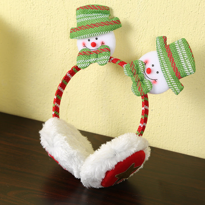 Wholesale Earmuff Plush Santa Keep Warm Winter JDC-EF-PoS004