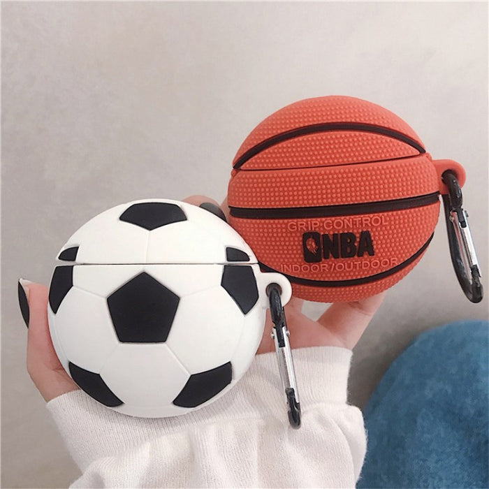Shell de auriculares al por mayor Silicona creativa de baloncesto de fútbol de fútbol MOQ≥2 JDC-EPC-XDS001