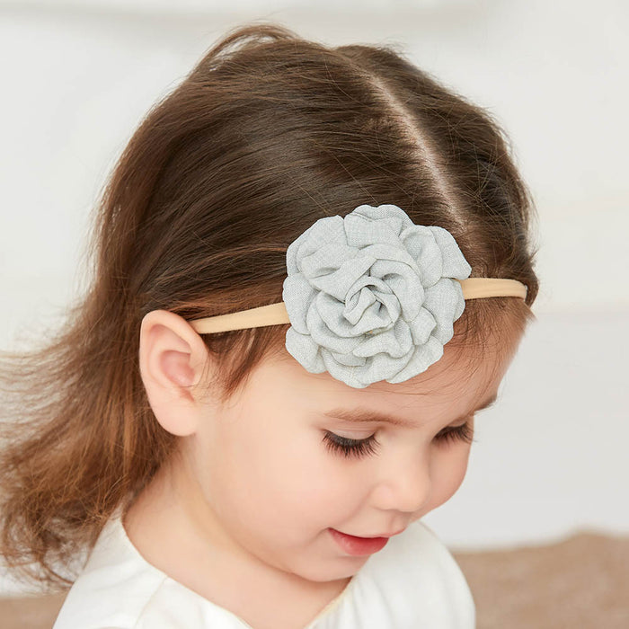 Wholesale Headband Fabric Nylon Kids Cute Christmas Flowers JDC-HD-XMi007