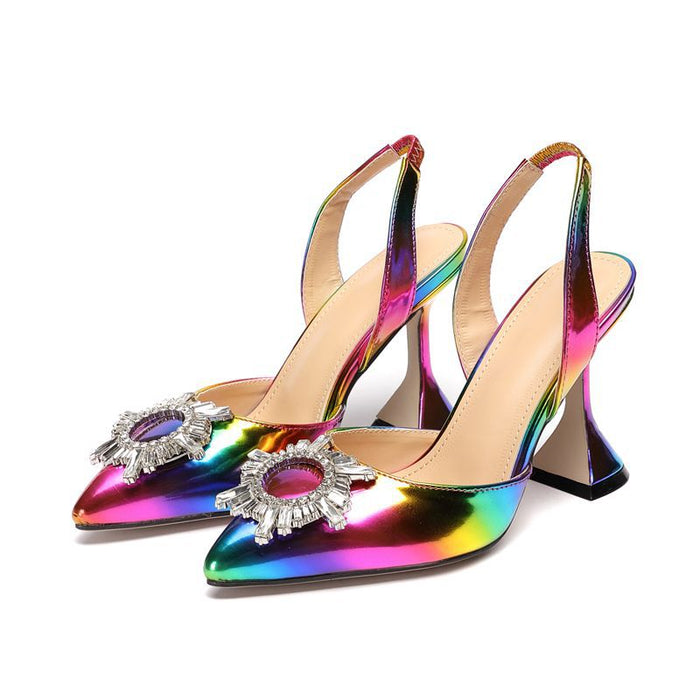 Wholesale High Heels PU Colorful JDC-SD-XiaL008