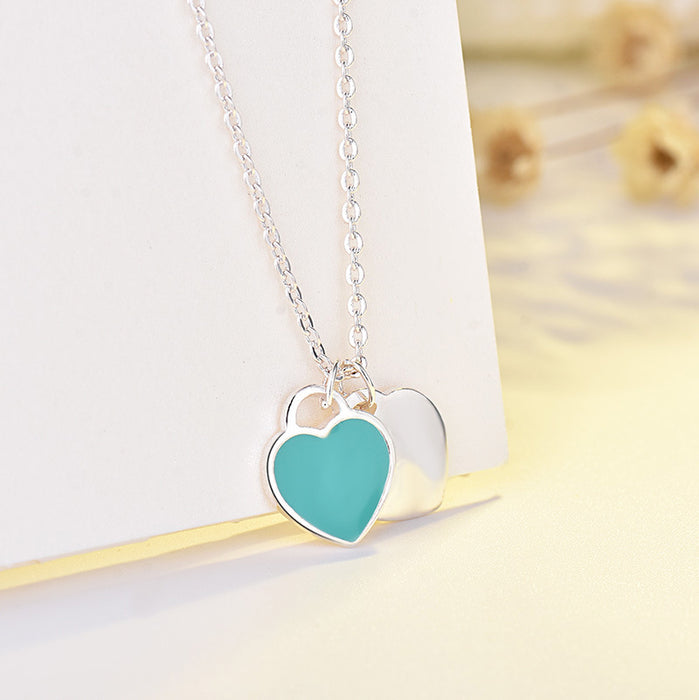 Wholesale Heart Shaped Copper Necklace MOQ≥2 (F) JDC-NE-QLX021