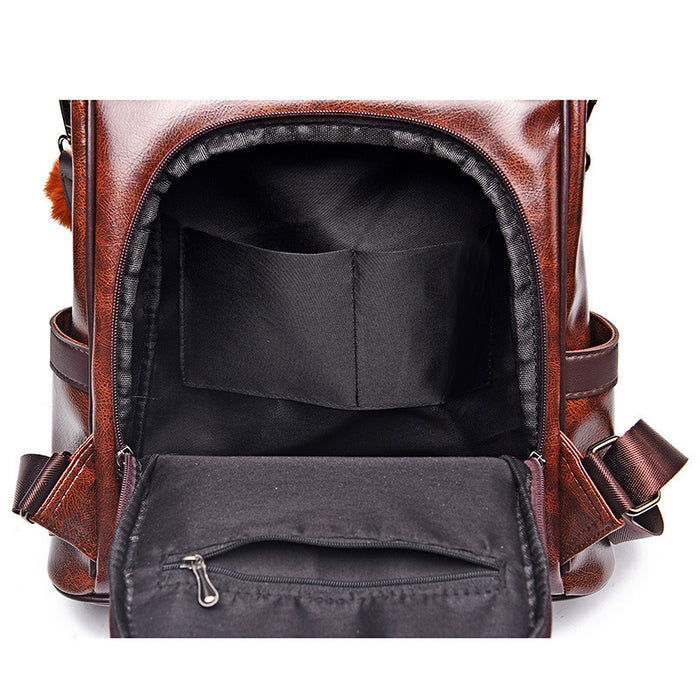 Wholesale Shoulder Bag PU Soft Leather Large Capacity JDC-SD-Shichen006