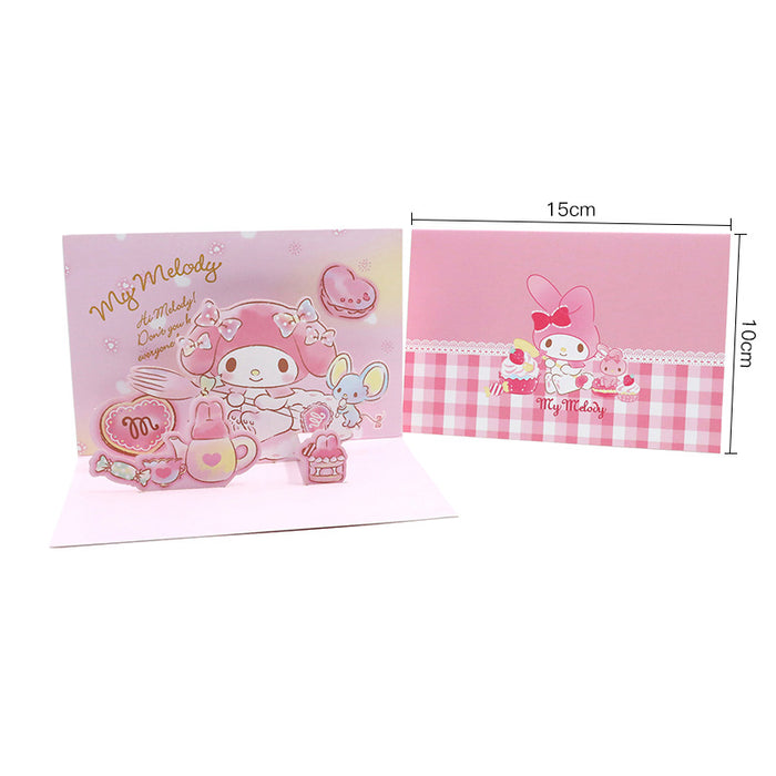 Wholesale Greeting Card Stereo Creative Gift Universal Blessing Message Card Greeting Card MOQ≥10 JDC-GC-LiD005