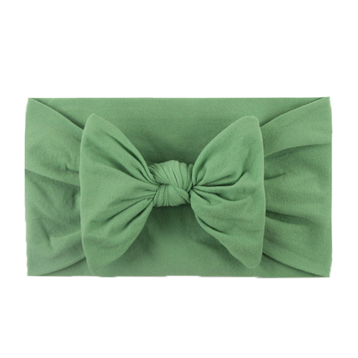 Wholesale Hair Tie Nylon Soft Comfortable Bow Knot For Children JDC-HD-ML034