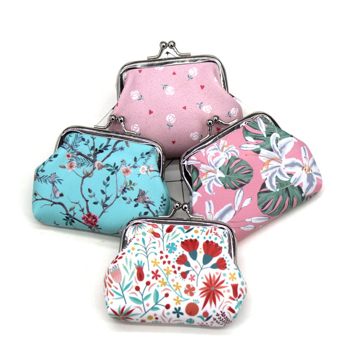 Small Fresh Flower Coin Purse Student Small Wallet JDC-WT-QWANG004 JDC-WT-QWANG004