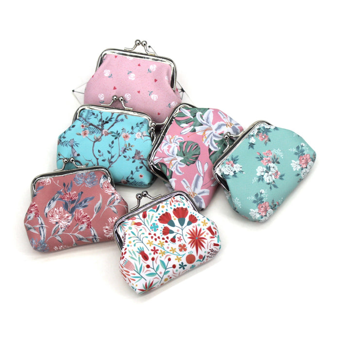 Smally Small Small Fresh Flower Coin Purse Student Wallet pequeña JDC-WT-QWANG004