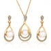 Jewelry WholesaleWholesale drop necklace stud earrings two-piece set JDC-NE-Yiz002 Necklaces 艺真 %variant_option1% %variant_option2% %variant_option3%  Factory Price JoyasDeChina Joyas De China