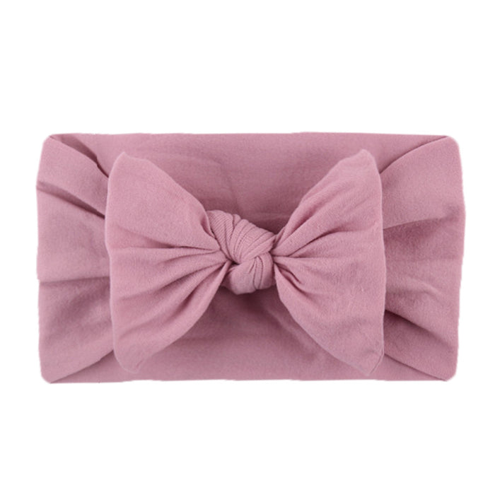 Wholesale Hair Tie Nylon Soft Comfortable Bow Knot For Children JDC-HD-ML034