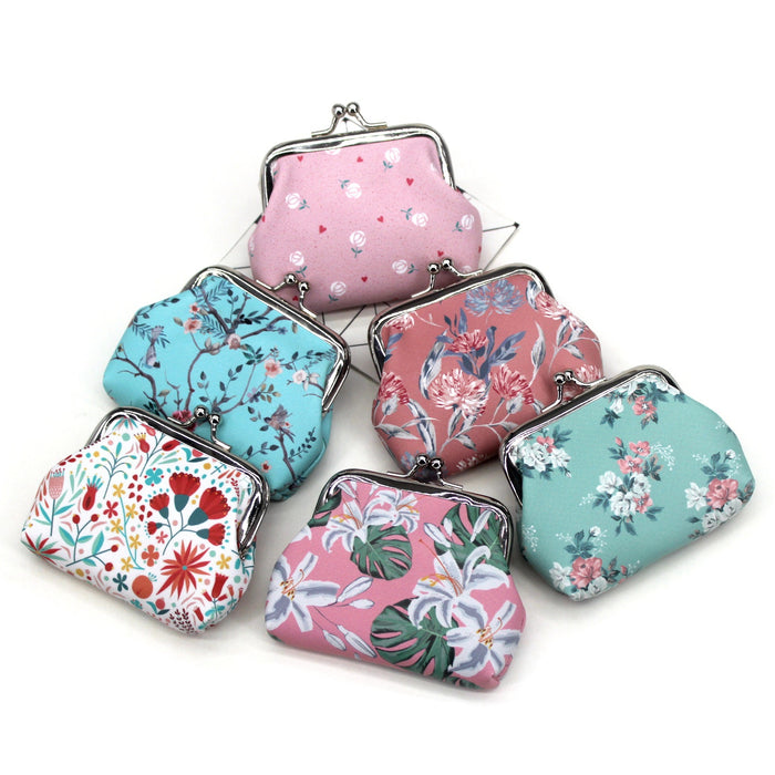 Wholesale Small Fresh Flower Coin Purse Student Small Wallet JDC-WT-QWang004