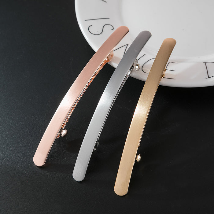 Wholesale Hair Clips Alloy Curved Spring Clips MOQ≥2 JDC-HC-Jingjie005