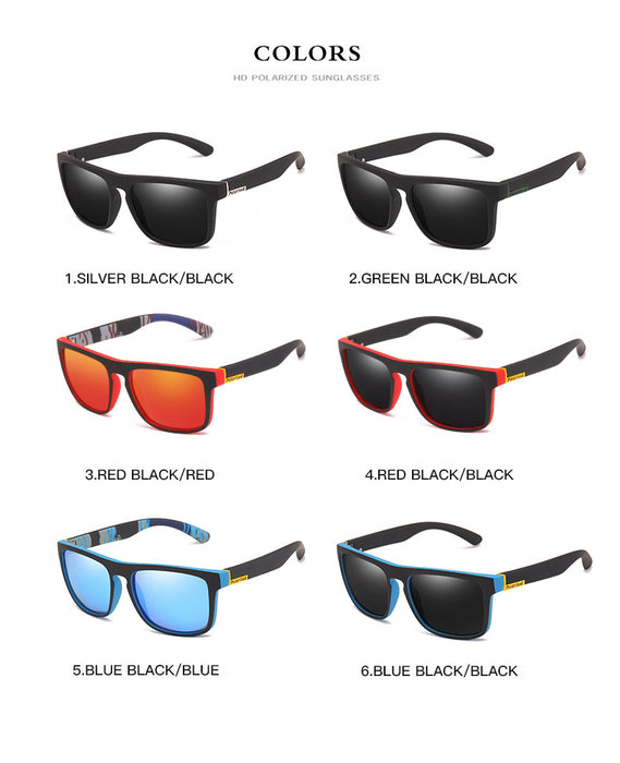 Gafas de sol polarizadas para hombres al por mayor cuadrado cuadrado JDC-SG-Juny004