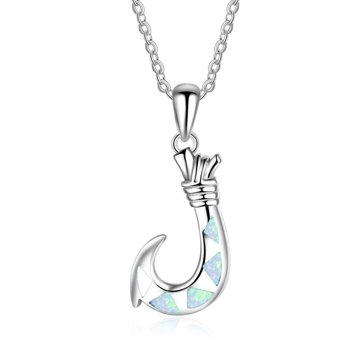 Wholesale Fashion Hook Jewelry 3 Color Letter Necklace JDC-NE-BSheng003