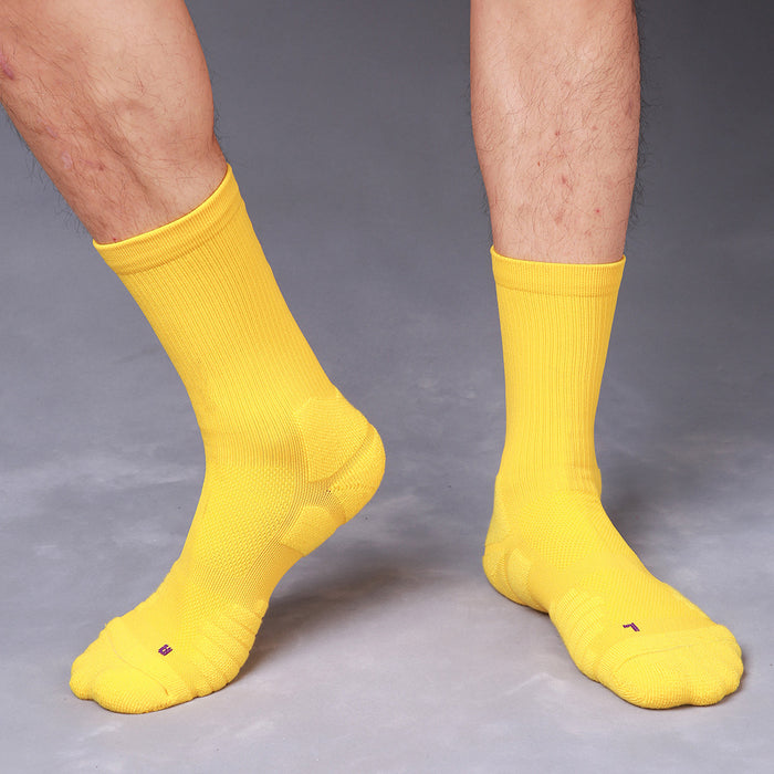 Wholesale men's mid-tube elite basketball socks JDC-SK-MeiKS003