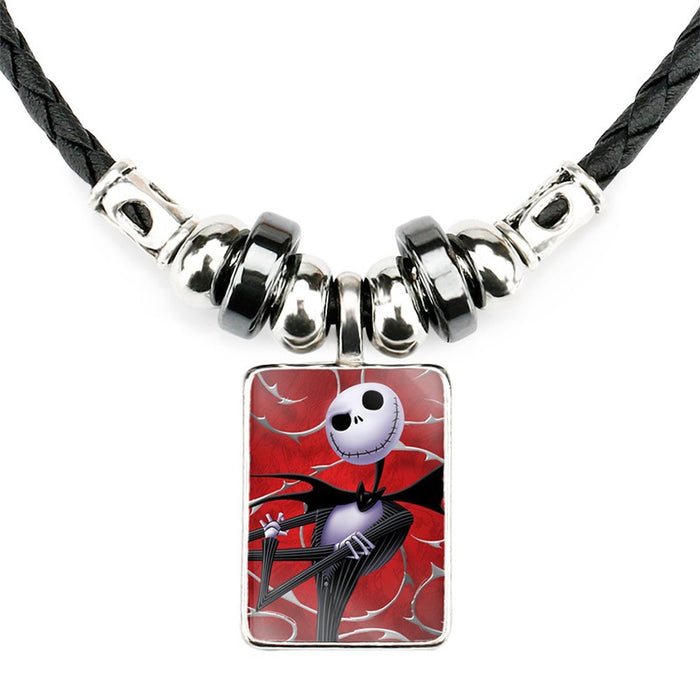Wholesale Necklace Alloy Halloween Horror Night Glass Necklace JDC-NE-NingX005