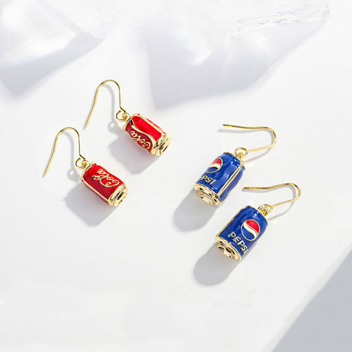 Jewelry WholesaleWholesale Coke can alloy earrings (F) JDC-ES-Duoli007 Earrings 朵丽 %variant_option1% %variant_option2% %variant_option3%  Factory Price JoyasDeChina Joyas De China