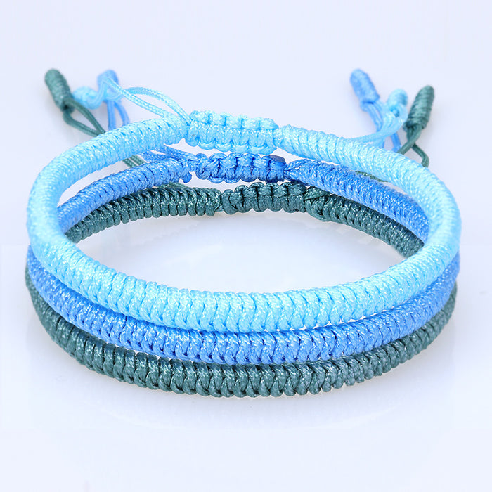 Jewelry WholesaleWholesale Tibetan Knot Cotton Thread Braided Bracelet JDC-BT-Yiye008 Bracelet 益烨 %variant_option1% %variant_option2% %variant_option3%  Factory Price JoyasDeChina Joyas De China
