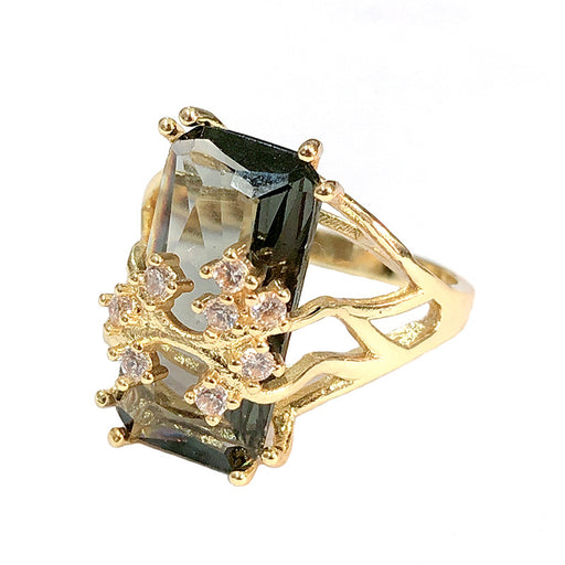 Jewelry WholesaleWholesale Square Zircon Metal Rings JDC-RS-QiK012 Rings 七可 %variant_option1% %variant_option2% %variant_option3%  Factory Price JoyasDeChina Joyas De China