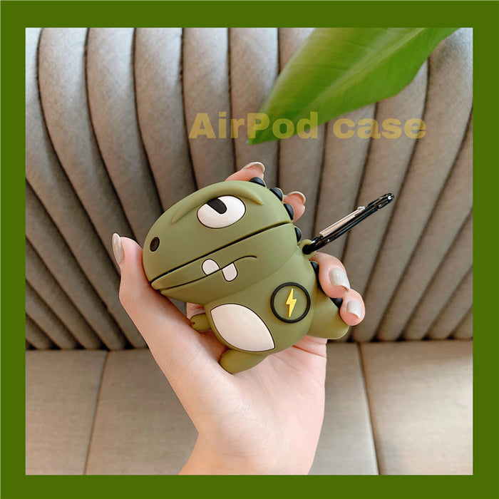 Wholesale Headphone Case Silicone Lightning T-Rex Airpods1/2 Protective Cover JDC-EPC-YSD030