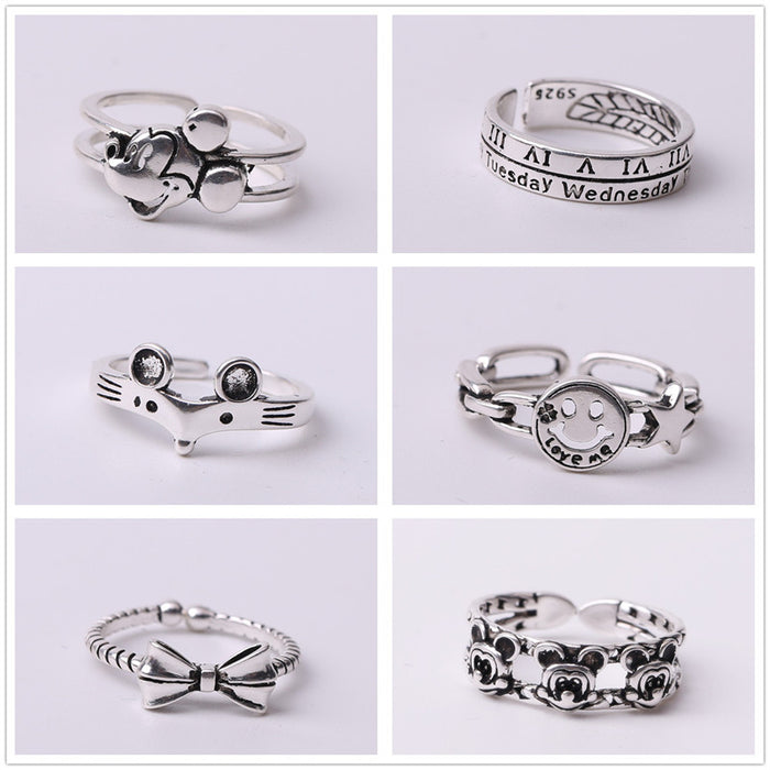 Jewelry WholesaleWholesale S925 Silver Thai Silver Ring JDC-RS-CanD004 Rings 灿大 %variant_option1% %variant_option2% %variant_option3%  Factory Price JoyasDeChina Joyas De China