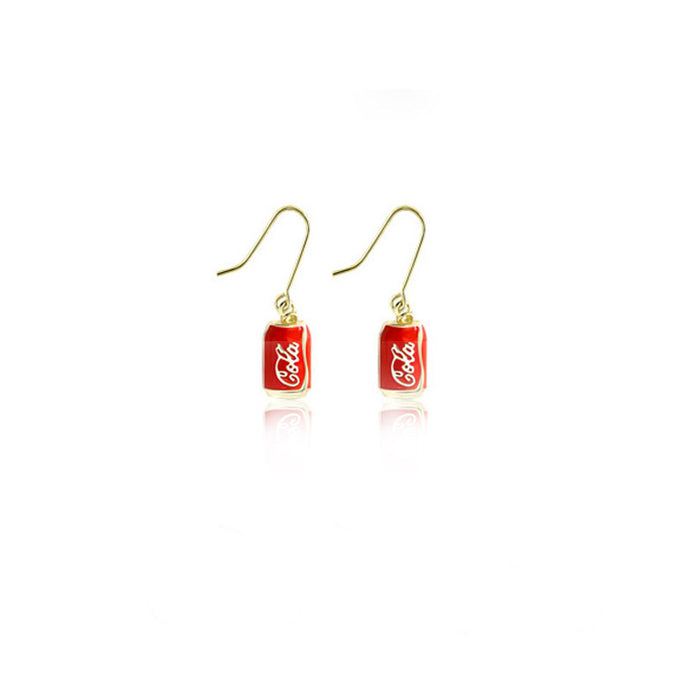 Jewelry WholesaleWholesale Coke can alloy earrings (F) JDC-ES-Duoli007 Earrings 朵丽 %variant_option1% %variant_option2% %variant_option3%  Factory Price JoyasDeChina Joyas De China