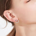Jewelry WholesaleWholesale S925 silver needle short diamond earrings JDC-ES-Duoli010 Earrings 朵丽 %variant_option1% %variant_option2% %variant_option3%  Factory Price JoyasDeChina Joyas De China