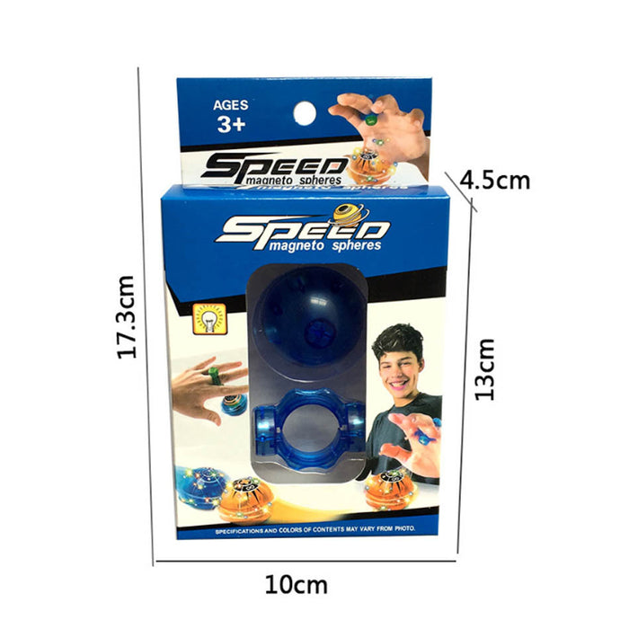 Wholesales toy Fingertip Magnetic Ball Luminous Magnetic Induction Gyro MOQ≥3 JDC-FT-LeGuan003