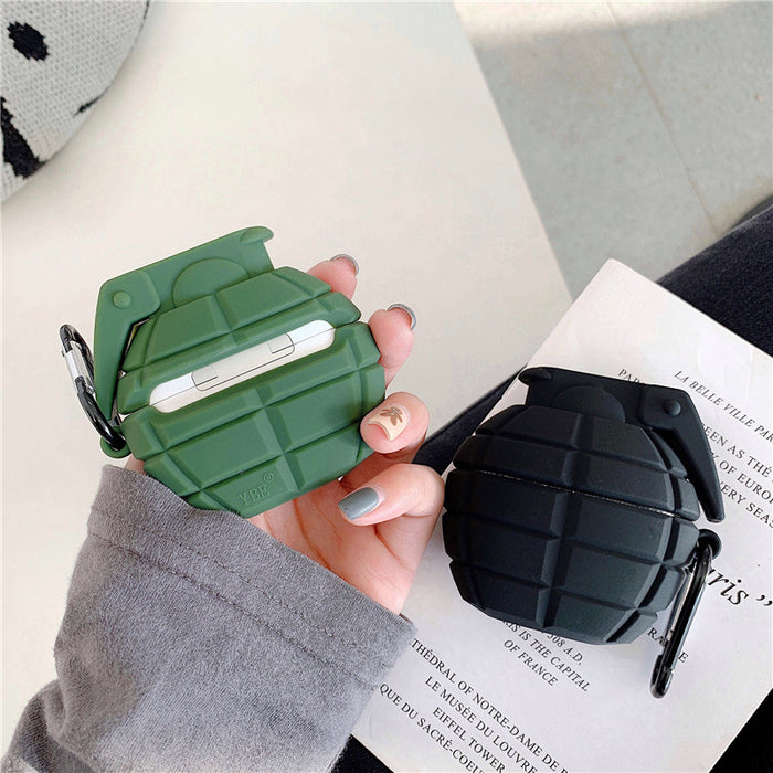 Wholesale Headphone Shell Silicone Creative Grenade Airpods pro3Protective Cover JDC-EPC-YSD029