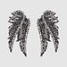 Jewelry WholesaleWholesale Wings Alloy Rhinestone Glass Earrings JDC-ES-ZhanS002 Earrings 瞻盛 %variant_option1% %variant_option2% %variant_option3%  Factory Price JoyasDeChina Joyas De China