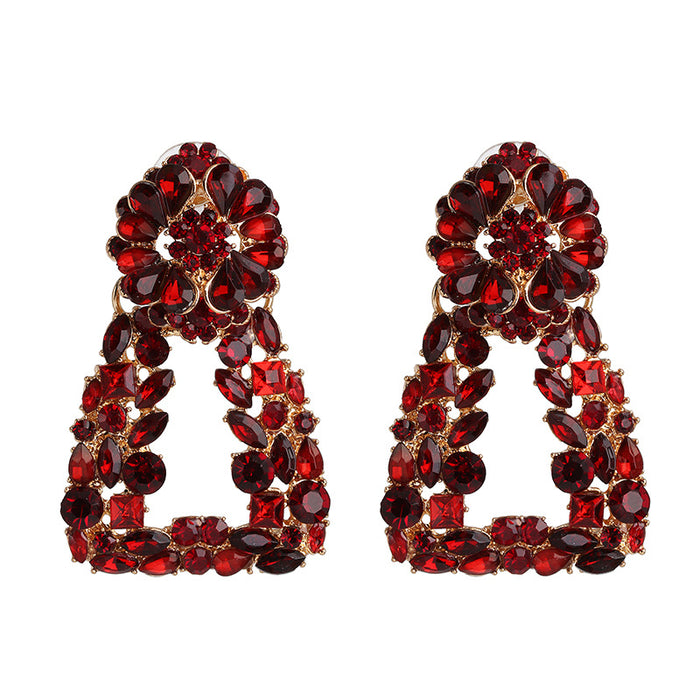 Jewelry WholesaleWholesale full diamond metal earrings JDC-ES-LIUM018 Earrings 榴芒 %variant_option1% %variant_option2% %variant_option3%  Factory Price JoyasDeChina Joyas De China