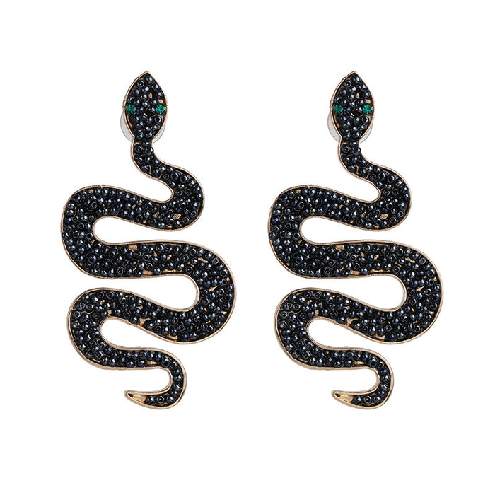 Jewelry WholesaleWholesale snake alloy earrings JDC-ES-LIUM019 Earrings 榴芒 %variant_option1% %variant_option2% %variant_option3%  Factory Price JoyasDeChina Joyas De China