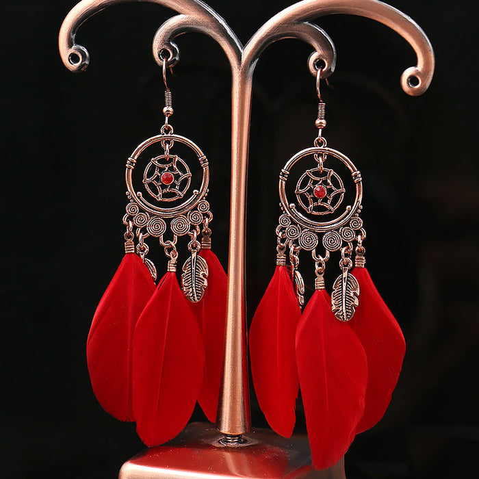 Wholesale Earrings Alloy Vintage Floral MOQ≥2 JDC-ES-HH025