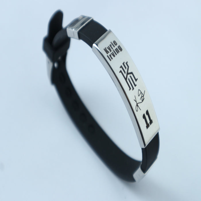 Wholesale Bracelet Titanium Steel Basketball Sports Men's Bracelet MOQ≥3 JDC-BT-LongN001