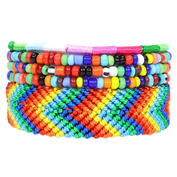 Wholesale graduation season hand-woven bracelet set of 5 pieces JDC-AS-Yiye01