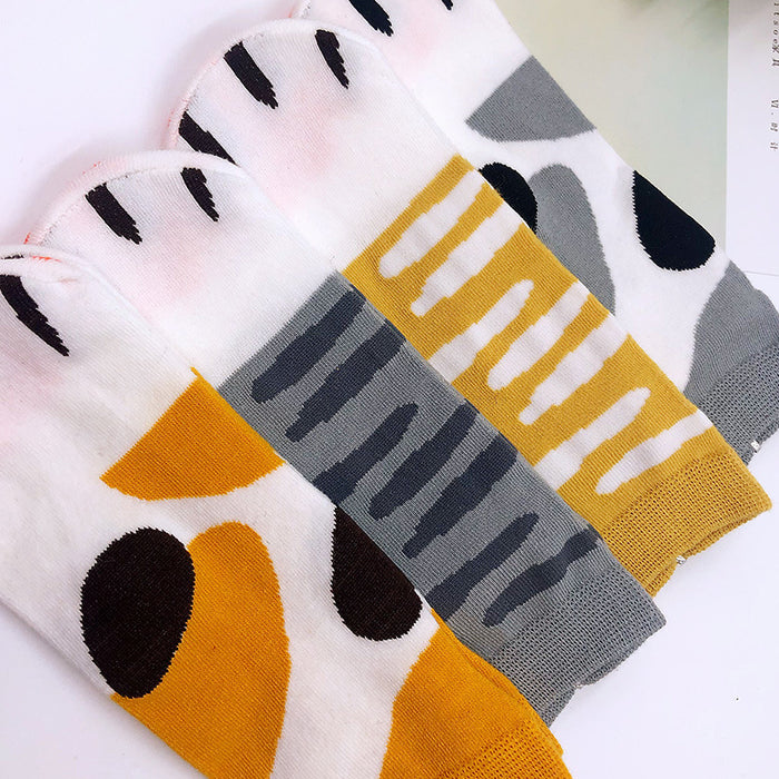 Wholesale socks fabric spring and summer shallow mouth socks retro socks thin section JDC-SK-JSD007