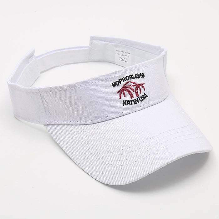 Wholesale cotton empty top hat sun protection baseball cap JDC-FH-JuanH001