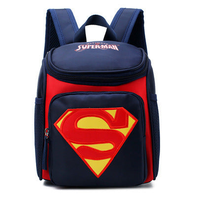 Wholesale Nylon Kids Spiderman Superman Backpack MOQ≥3 JDC-BP-Xuanku012