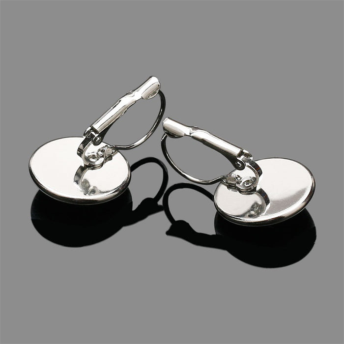 Wholesale Earrings Metal Round Time Gems Creative Cat Ears Unicorn JDC-ES-NH019