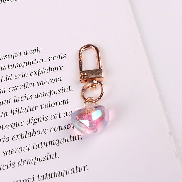 Wholesale Keychains Alloy Heart Clear JDC-KC-YiHan055