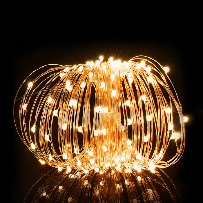 Wholesale Decorative Ribbon Christmas Cane Snowflake Decoration String Lights LED JDC-DCN-Huanj003
